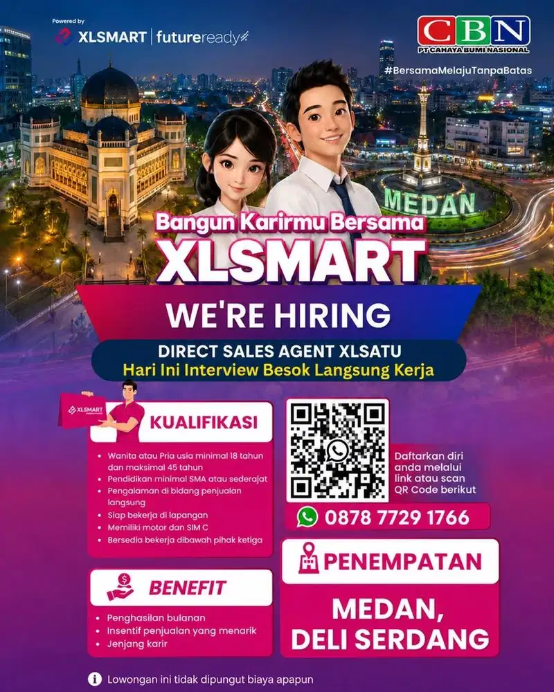 WE'RE HIRING DIRECT SALES AGENT
