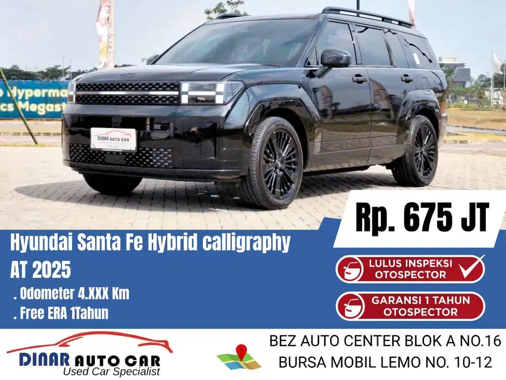 (4Rb) Santa Fe HEV Calligraphy 2025 Full Ori Cat Service On*Dinar auto