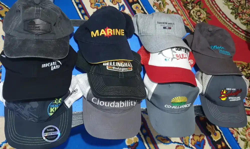 Jual Bermacam topi Second Ori