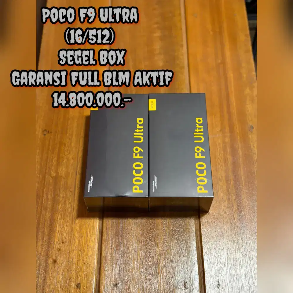 Poco F9 Ultra (16/512) Segel Box
