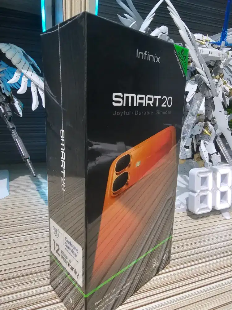 [Black] Infinix Smart 20 4/64 segel garansi resmi