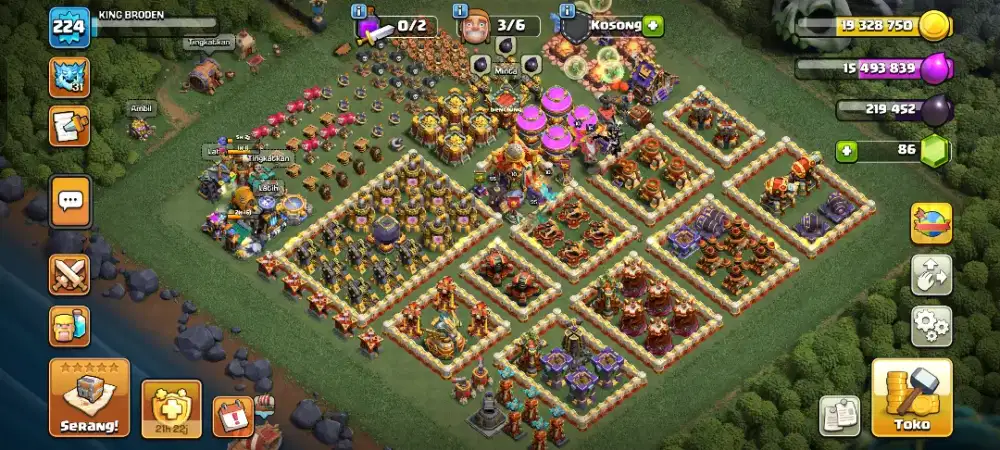 Akun coc clans of clan
