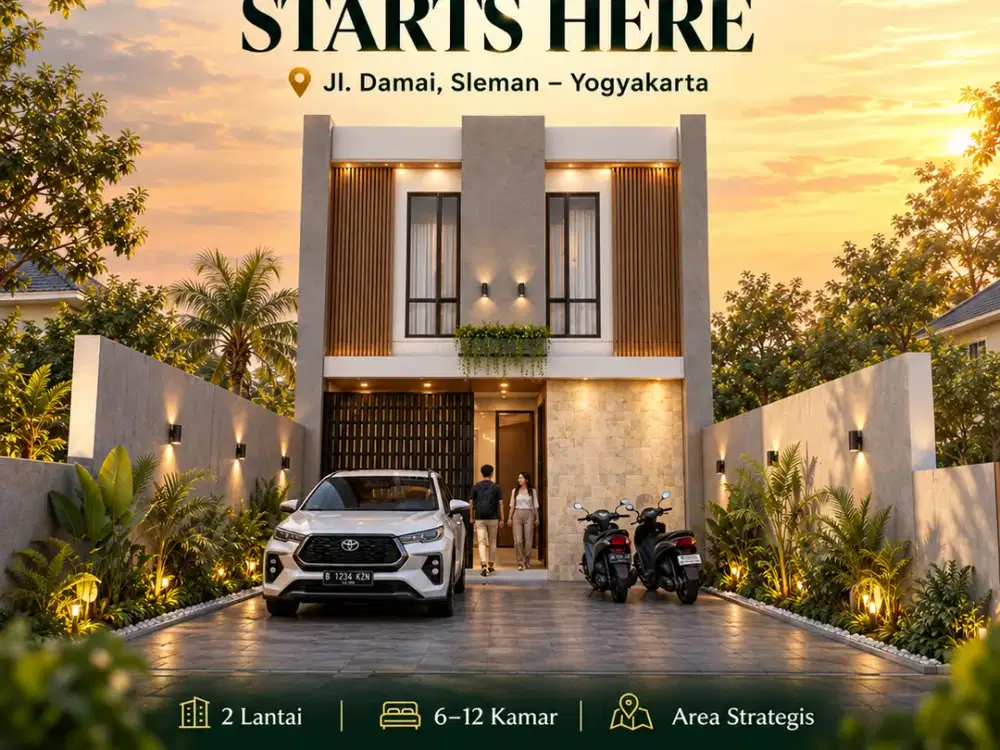 Investasi Kost Eksklusif Jogja Jl Damai Dekat Hyatt Regency