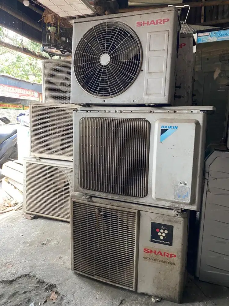 Terima ac bekas kondisi rusak