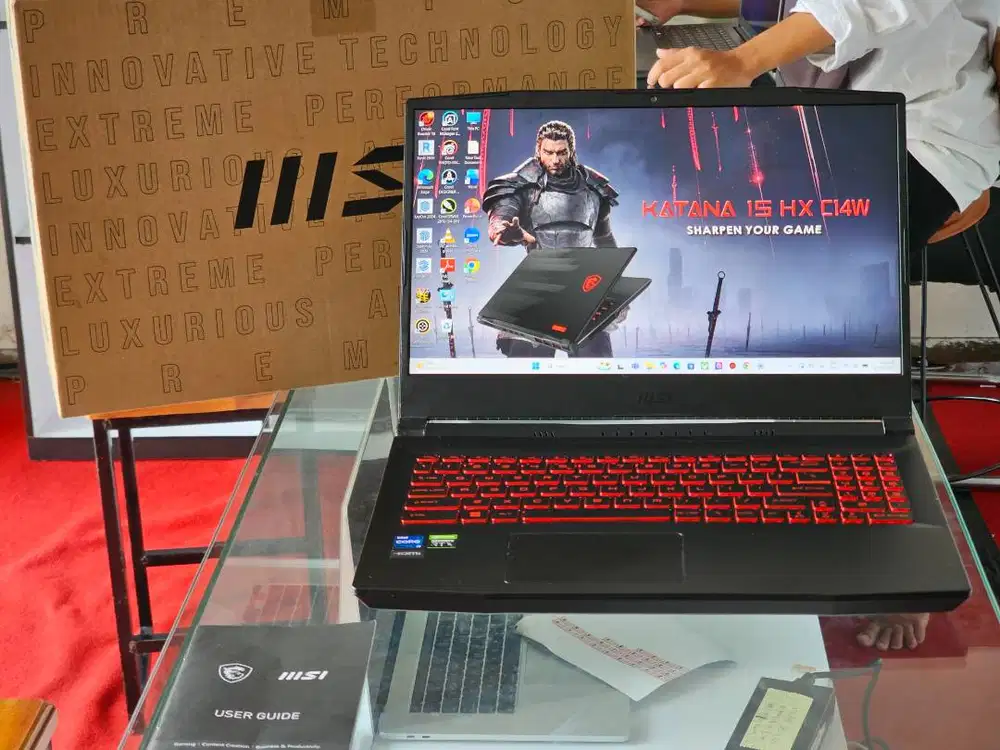 MSI KATANA GF66 12UG Intel Core i7 Gen 12 Ram 16 GB SSD 1 TB Nvidia