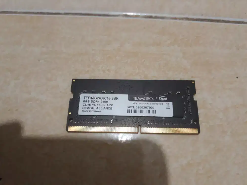 Ram DDR4 8GB Teamgroup 2400