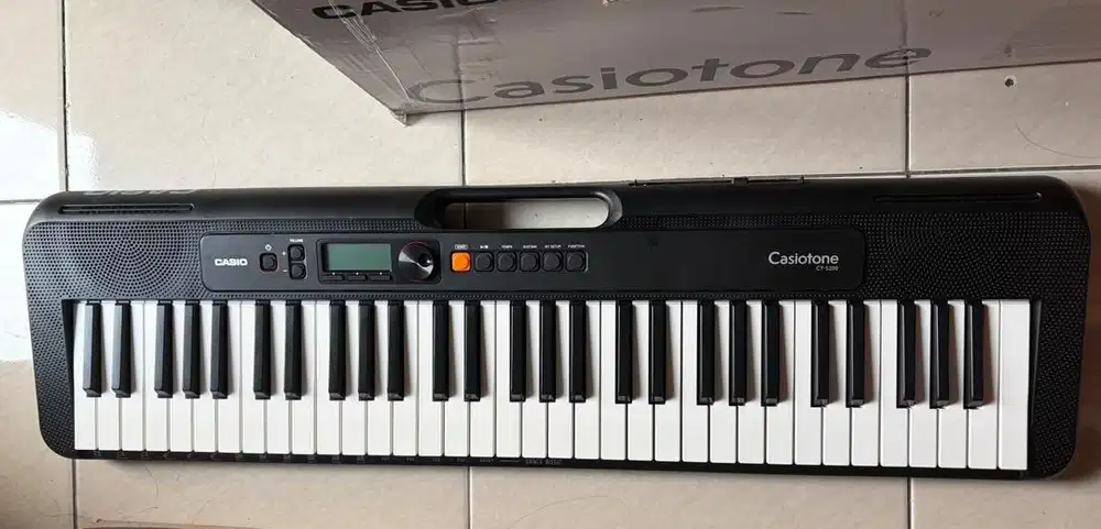 KEYBOARD CASIOTONE CT-S200 HITAM, FULLSET, MULUS