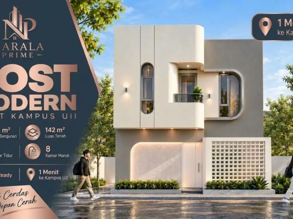 Hunian Kost Eksklusif Premium Dekat UII Jogja | Fasiitas Lengkap, Lokasi Ramai, Siap Operasional