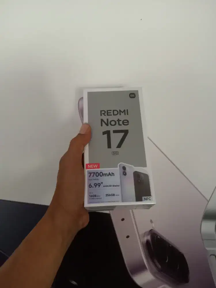 Berminat silahkan WA Redmi Note 17 5G 8+8/256 Garansi resmi 15bln