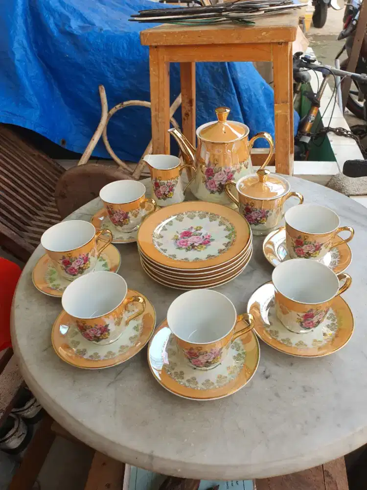 Tea set keramik cantik