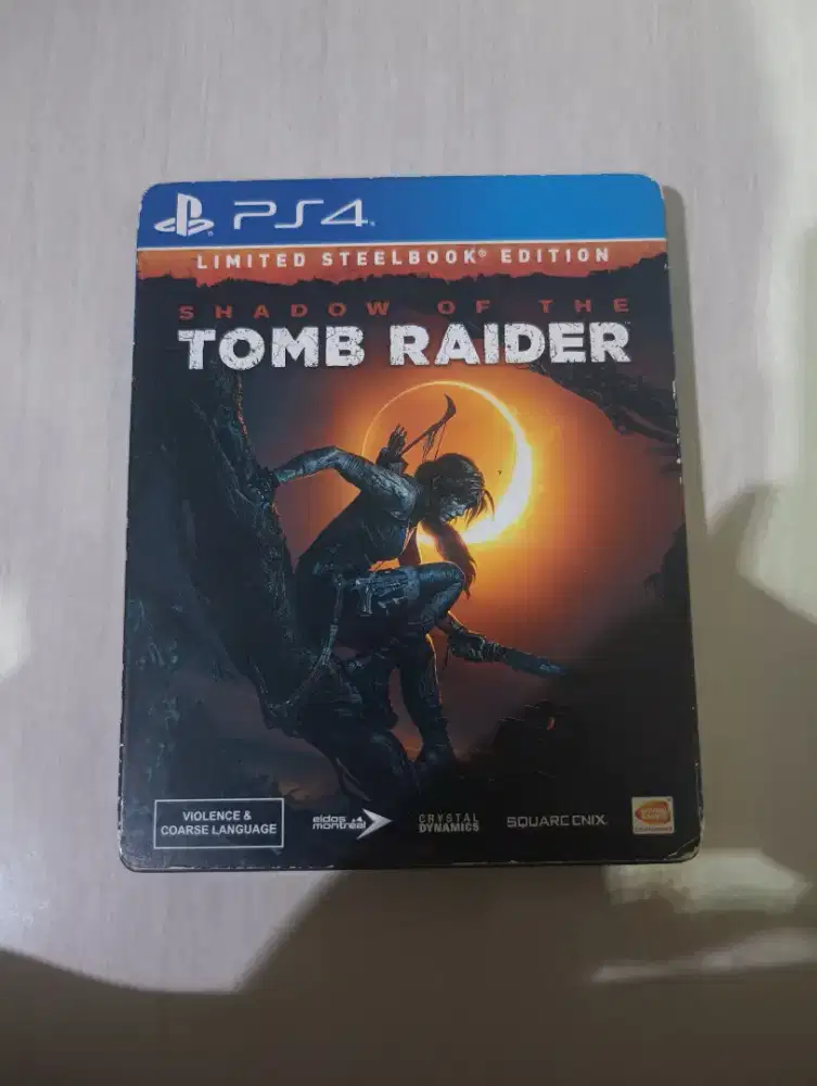 Kaset Game PS4 Shadow Of The TOMB RAIDER Limited Steelbook Edition