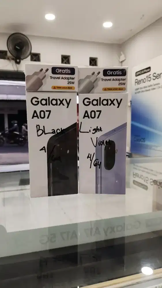 SAMSUNG A07 4+4/64 GARANSI RESMI BARUU