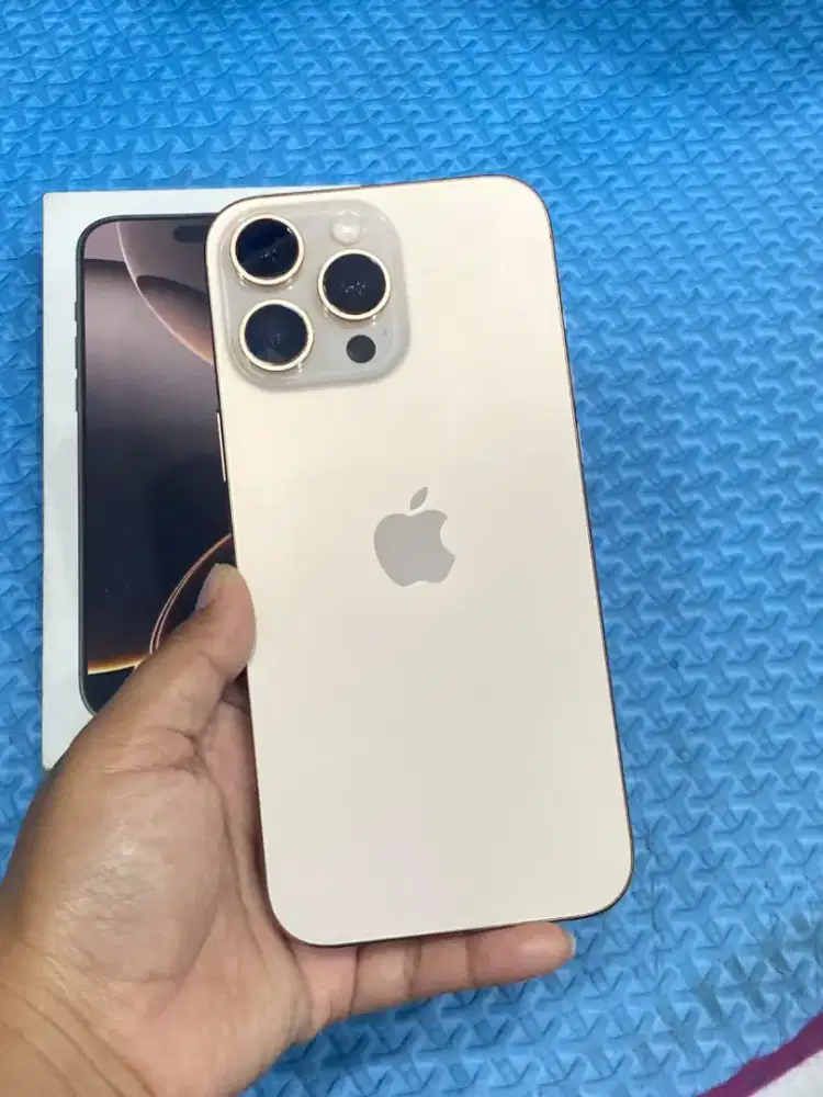 Iphone 16 promax Desert titanium iBox 256Gb hb 88% lengkap