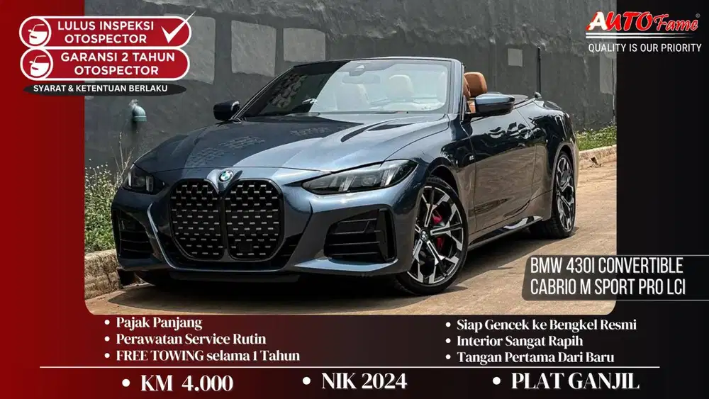 KM4RB MW 430i Convertible Cabrio M Sport Pro LCi 2024