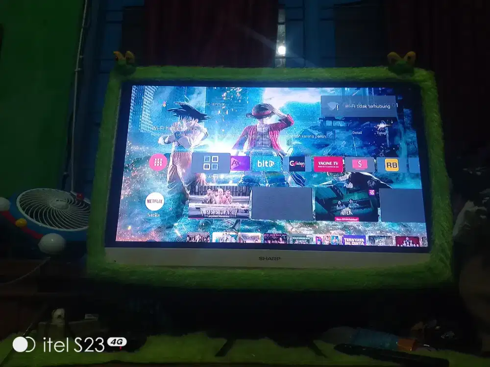 Jual TV LED 32 inch Sharp Aquos  nego dan android box