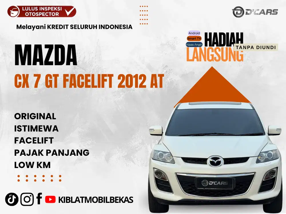 MAZDA CX 7 GT TURBOCHARGED FACELIFT MATIC 2012 LOW KM