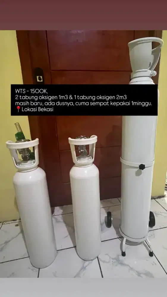Tabung Oksigen 1m3 dan 2m3