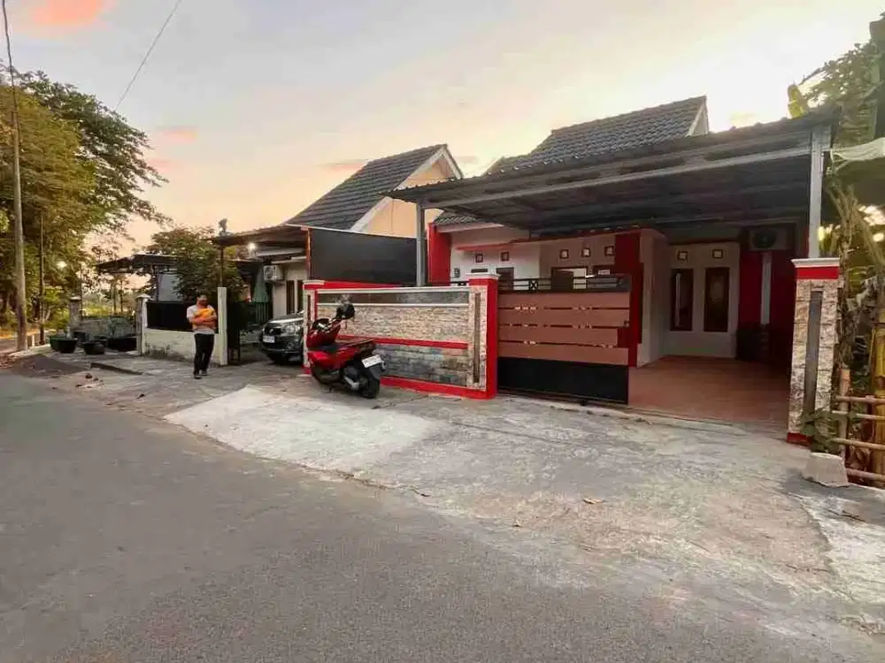 DIJUAL RUMAH SIAP HUNI ASRI LOKASI SENDANG TIRTO BERBAH SLEMAN YOGYAKARTA