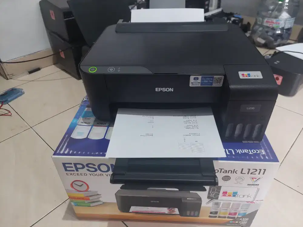 Epson EcoTank L1210 Full Set Garansi