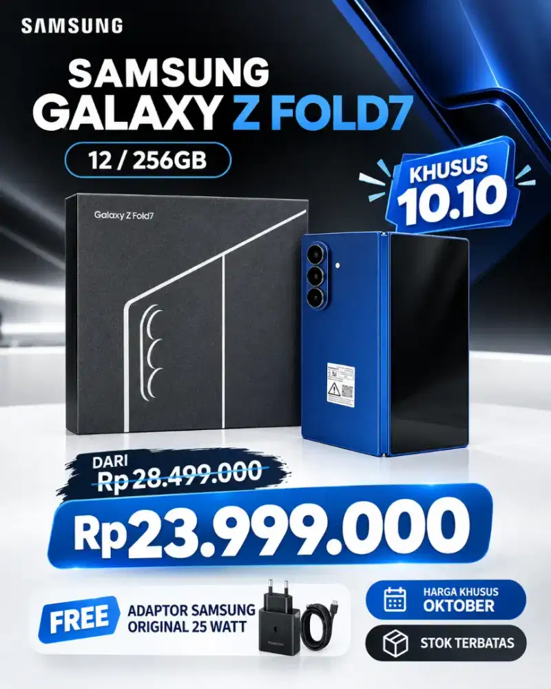 SAMSUNG galaxy Z FOLD 7‼️ Baru, Segel, Resmi SEIN