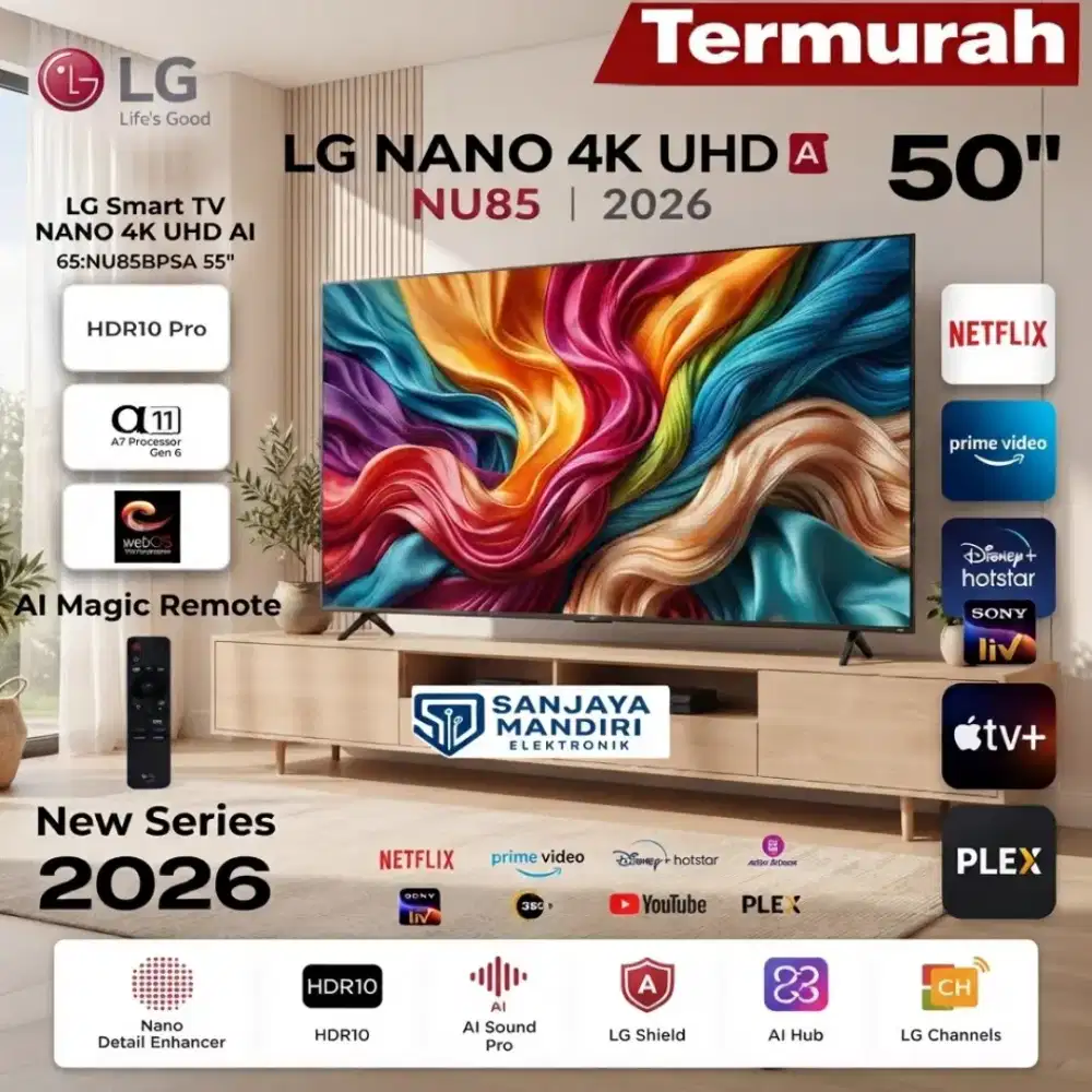 LG NANO 4K UHD 55 Smart TV WebOS 2.1 55UN855B Dolby Youtube Neflix HD
