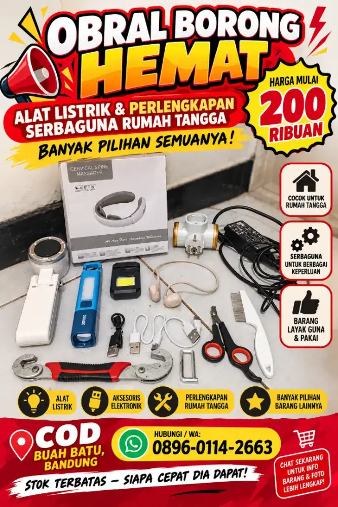 Promo Paket Lengkap Hemat Alat Electrik Serbaguna Berkualitas Terbaru