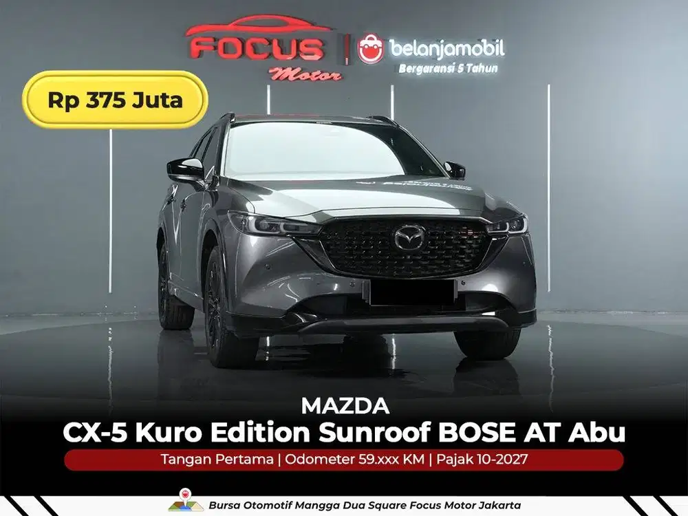 [ GARANSI 5THN ] Mazda CX5 CX 5 CX-5 Kuro Sunroof 2022/2023/2024
