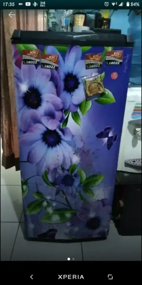 Kulkas Aqua 1 pintu normal