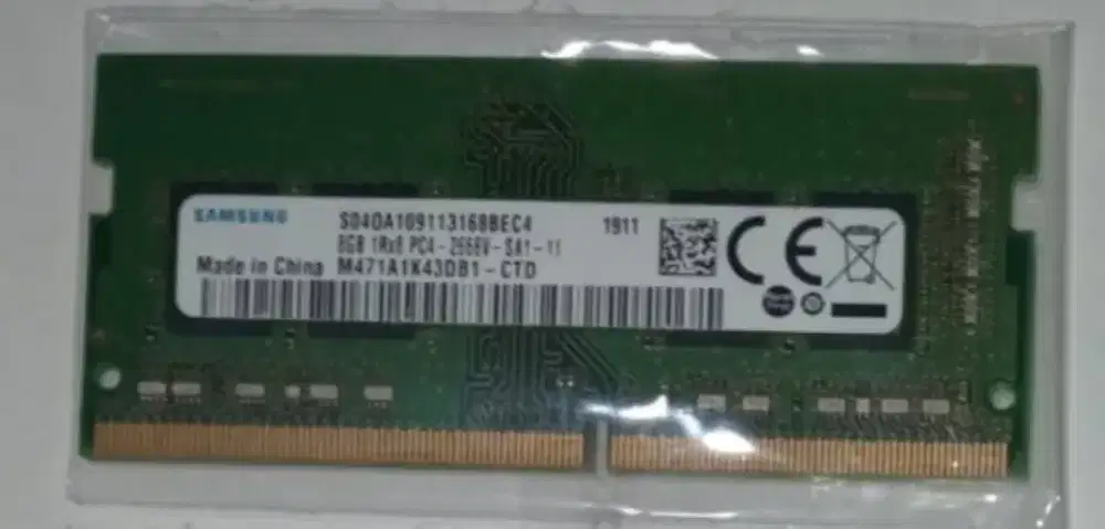 SODIMM SAMSUNG DDR4 8GB PC2666 ORIGINAL GOOD CONDITION JAKSEL