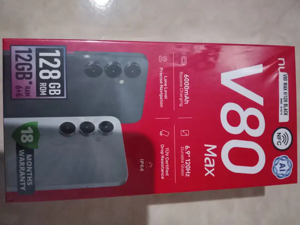 Nubia v80  max 6+6 256