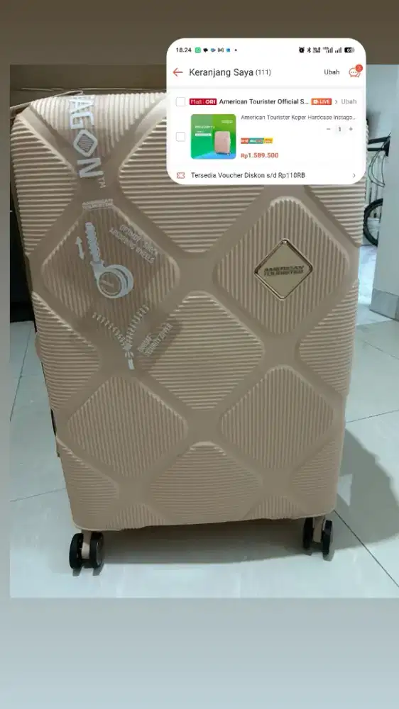 Jual Koper American Tourister Medium. Real NEW !