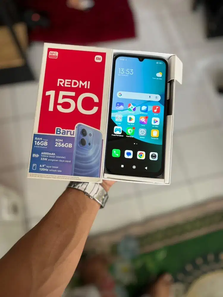 Xiomi Redmi 15C 8/256 Lengkap Mulus Ful Ori