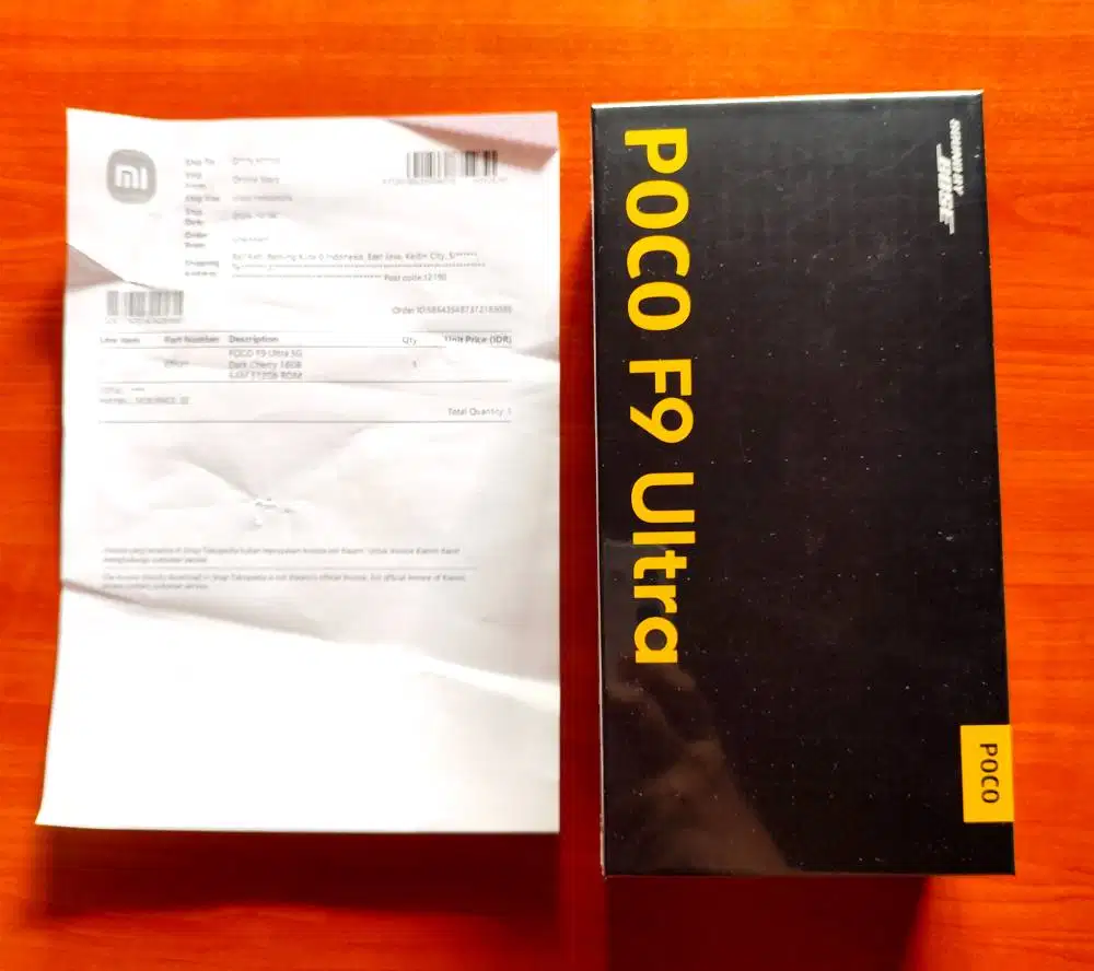 BNIB Xiaomi Poco F9 Ultra 16/512 GB Dark Cherry Baru Segel Resmi Indo