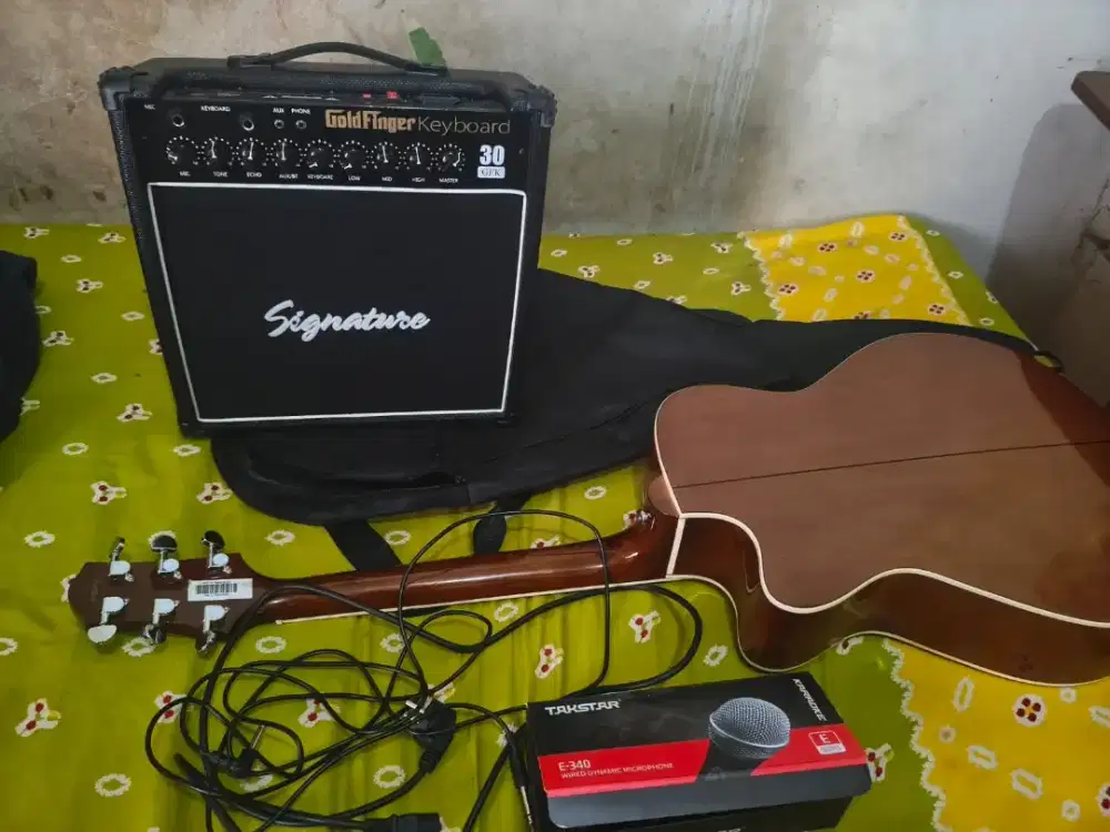 Gitar akustik plus ampliert