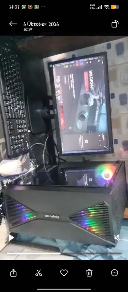 Pc fullset siap pakai, VGA ZOTAC GTX750ti 2G ddr5 DualFan