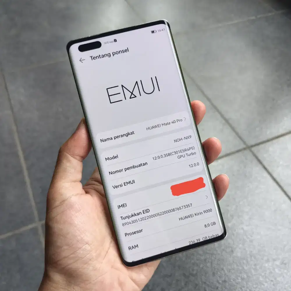 Huawei Mate 40 Pro 8/256 EMUI Resmi Indonesia