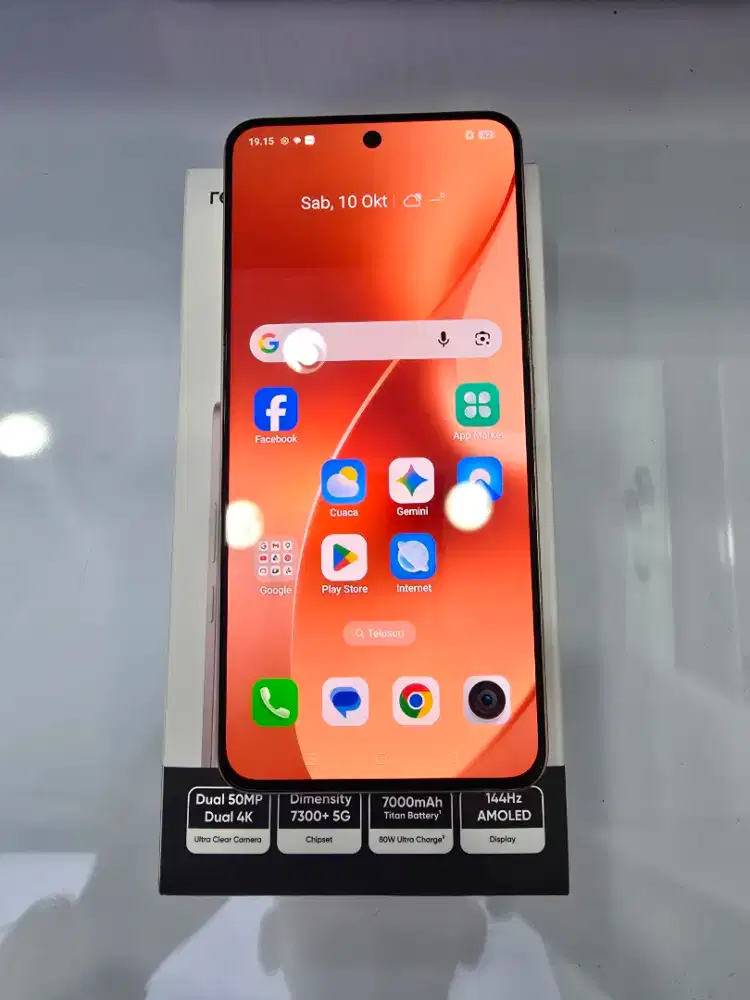 Realme 15 5G 8+10/256Gb Pink Garansi resmi Realme 3 bulan -MasterCom