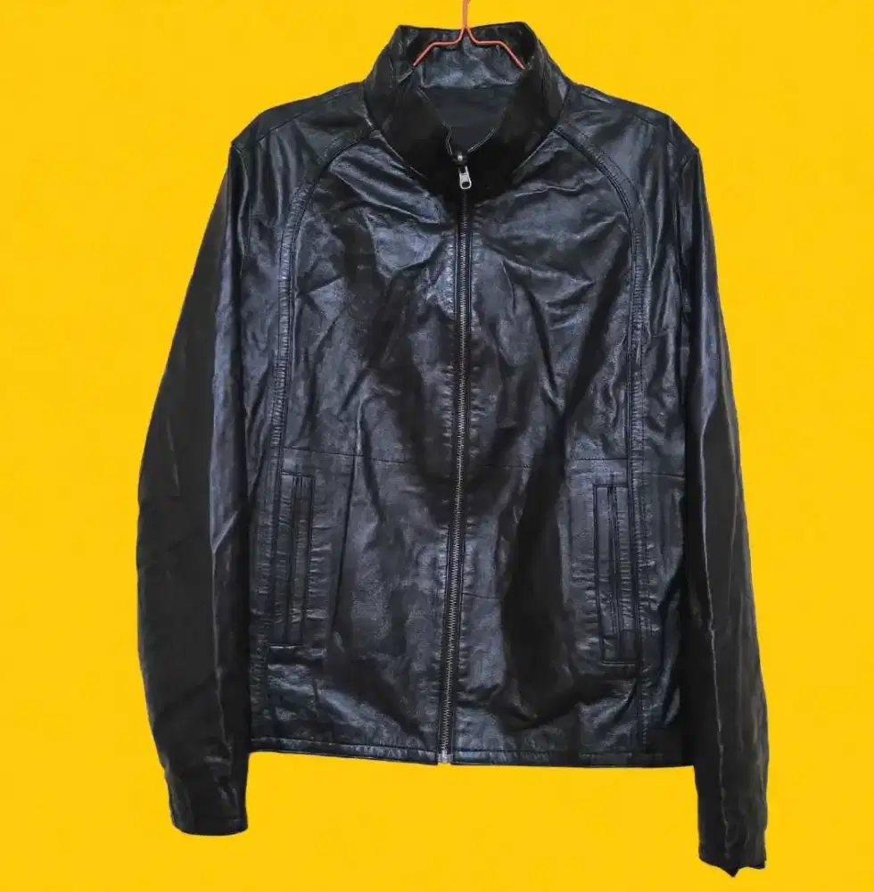 Jacket Kulit Rusa Turky Size M Seperti Baru