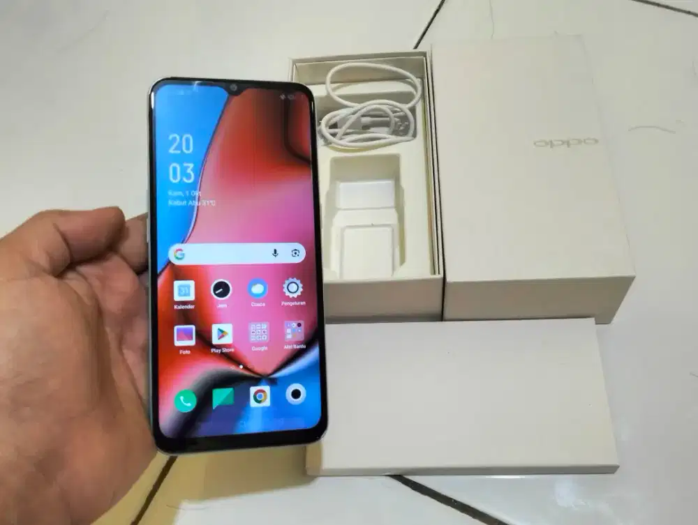 BU OPPO A31 RAM 6GB / 128GB 4G Duos 6.5in Fingerprint No minus Mulus