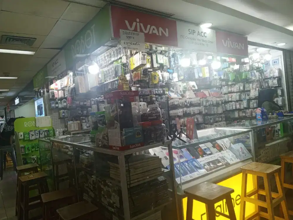 Dibutuhkan karyawati segera yg serius mw kerja dan jujur