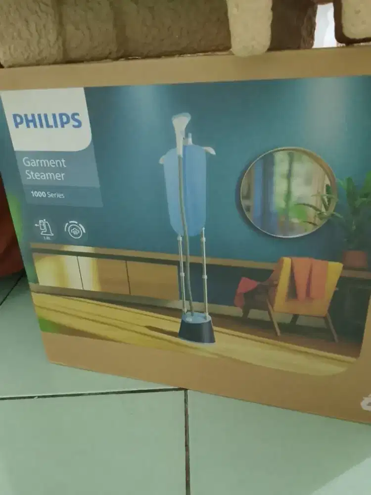 jual philip steamer baru, setrika uap baru