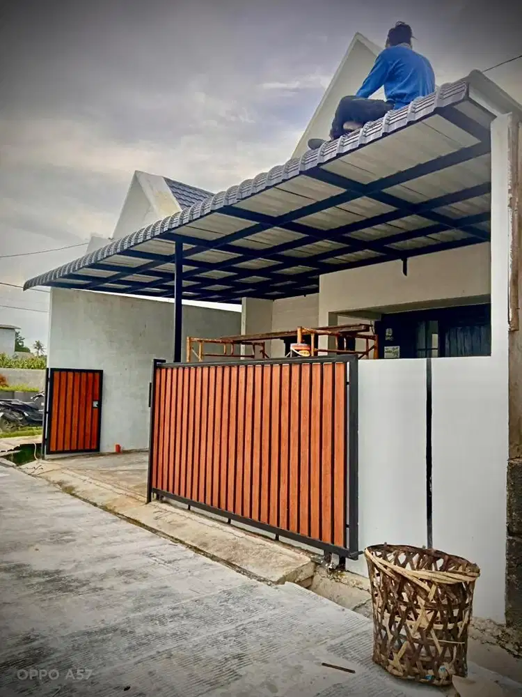 Pintu gebang minimalis