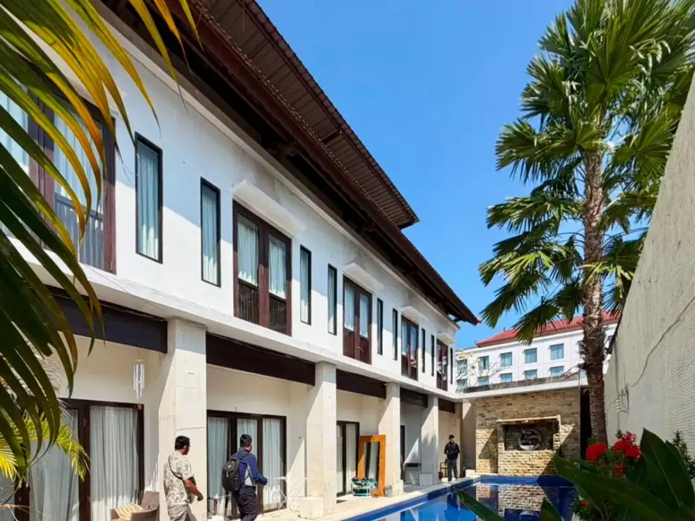 DIJUAL GUEST HOUSE FREEHOLD 6 KAMAR DEKAT PANTAI SEGARA KUTA