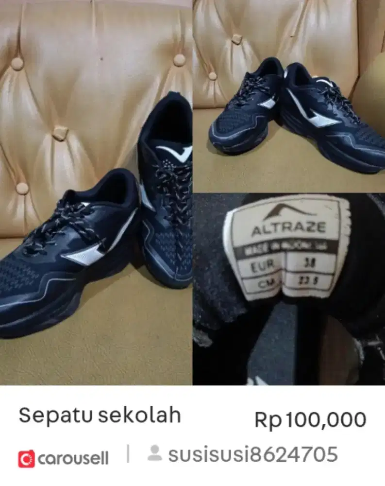 Sepatu sekolah anak