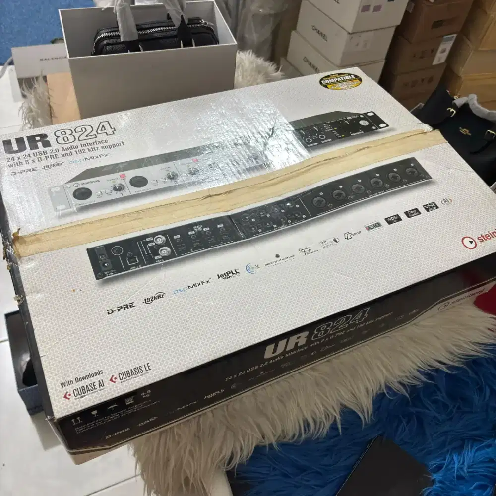 Soundcard Steinberg UR824 USB 2.0 Audio Interface Studio Fullset Mulus