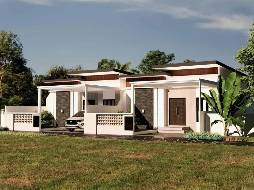 Rumah Modern minimalis yang menarik  dengan kualitas bangunan yang apik dan berada di lokasi terbaik