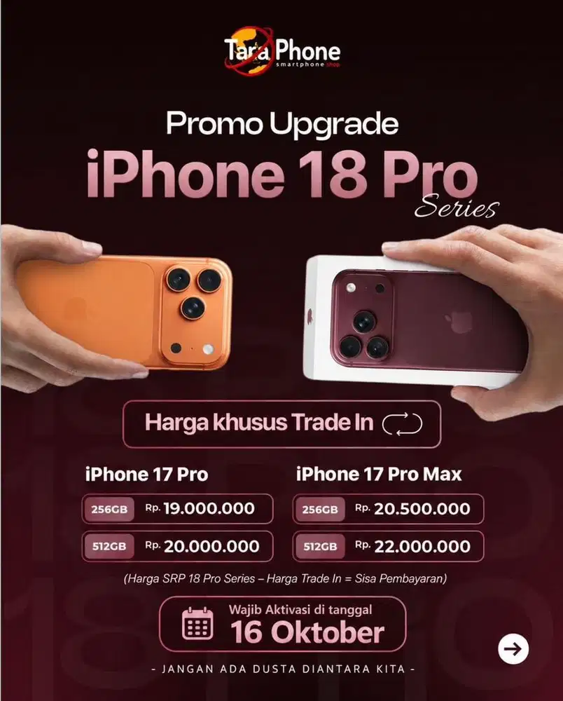 Iphone 18 pro 256 burgundy new