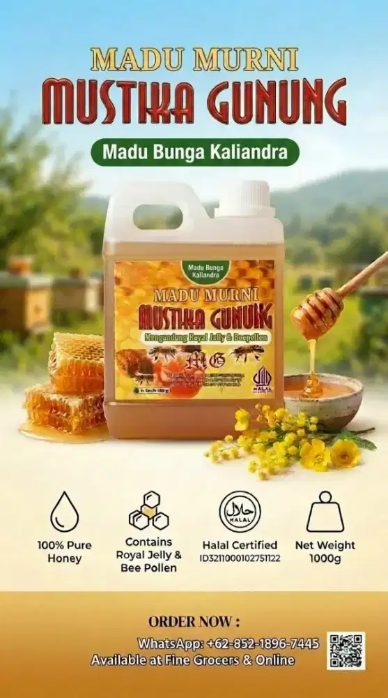 Open seller madu murni