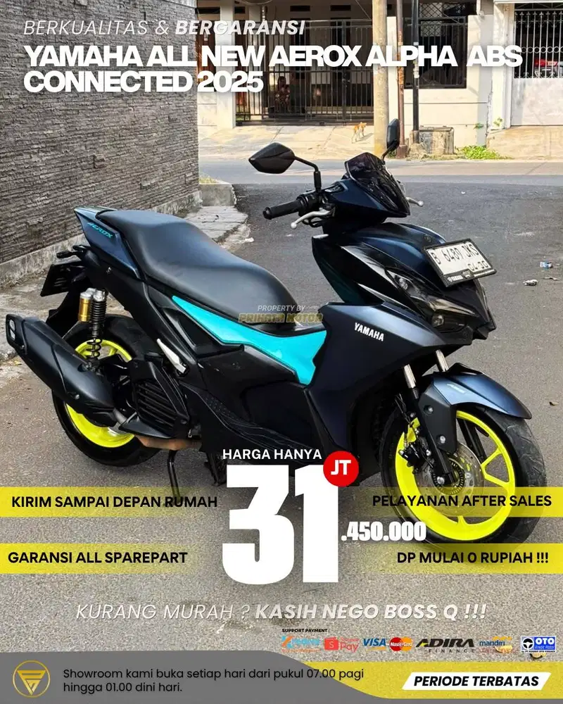 YAMAHA ALL NEW AEROX ALPHA ABS CONNECTED 2025