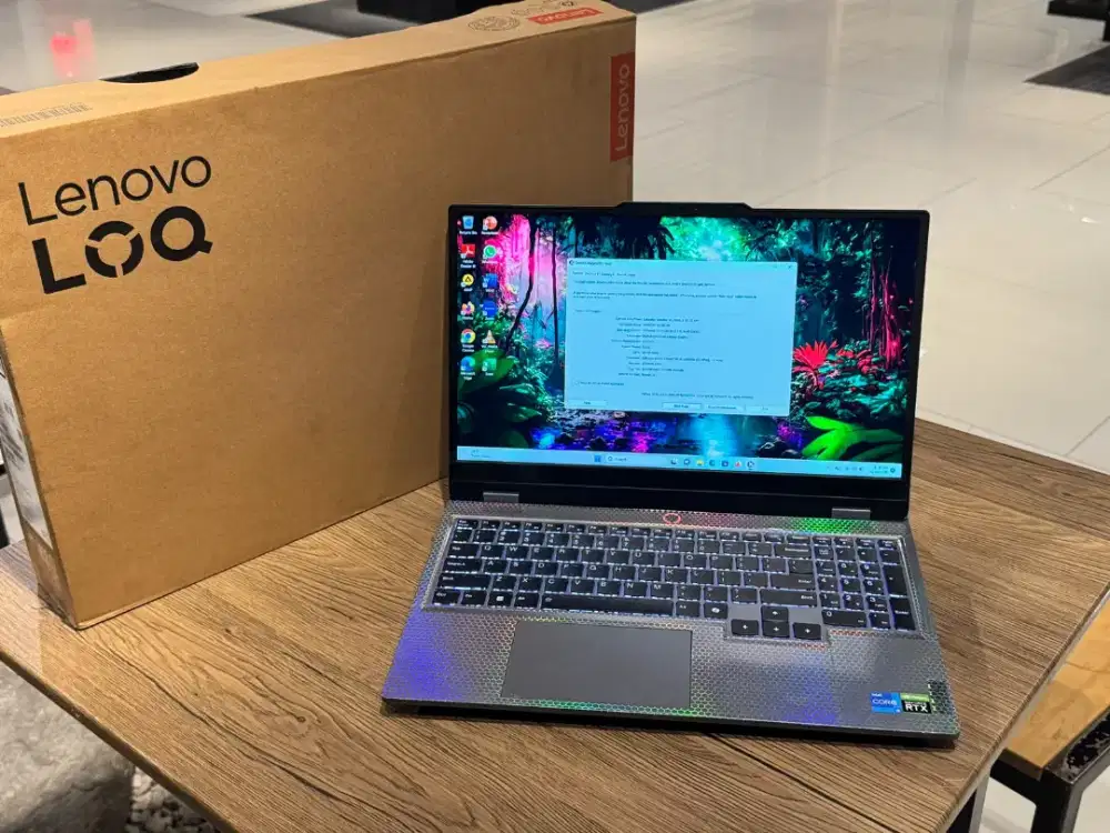 Lenovo LOQ 15IAX9 core i5 gen 12 ram 12gb/512gb Rtx 2050